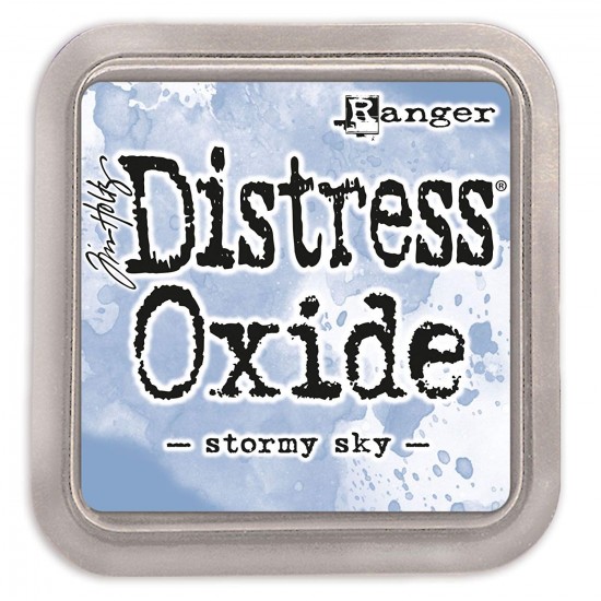 Distress Oxide Ink Pad - Tim Holtz - couleur «Stormy Sky»